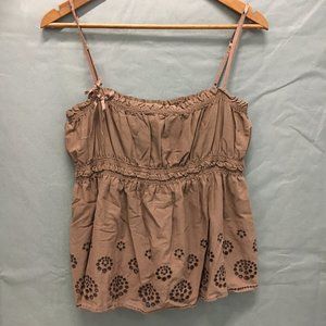 Juicy Couture 100% Silk Strappy Top